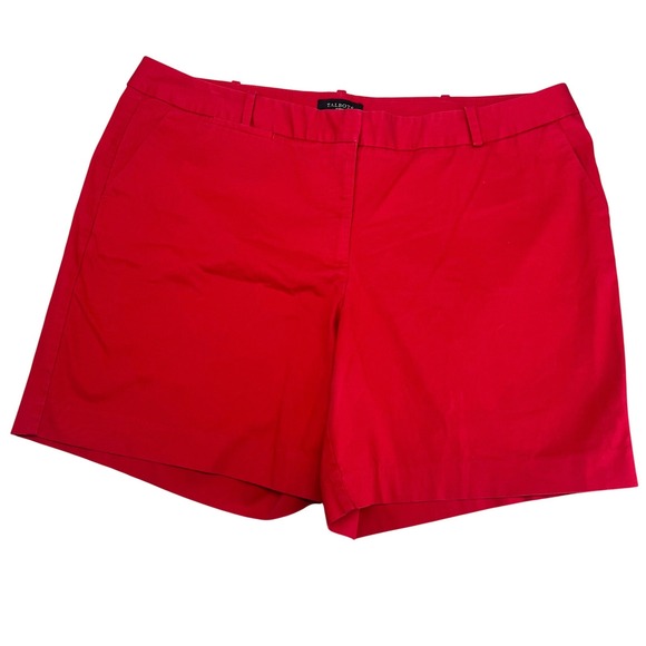 Talbots Pants - Talbots Woman Shorts Womens 20W Red Good Cotton Blend Chino